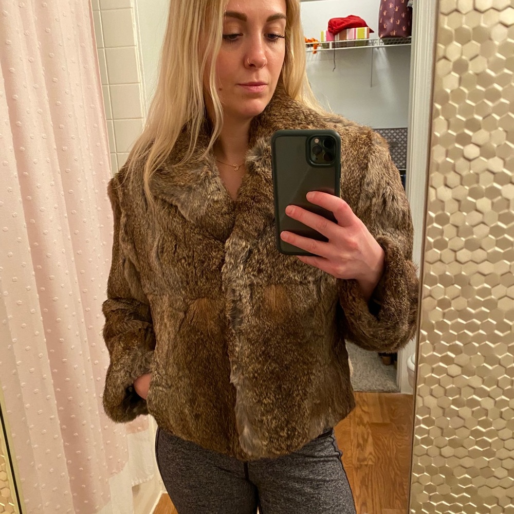 REAL fur coat/ SOLD